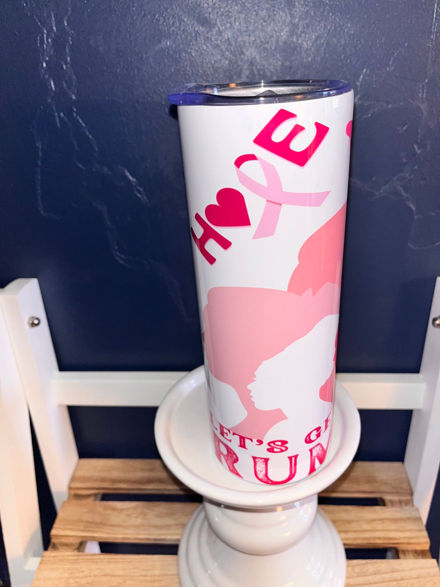 LET'S GET READY TO RUMBLE CANCER TUMBLER