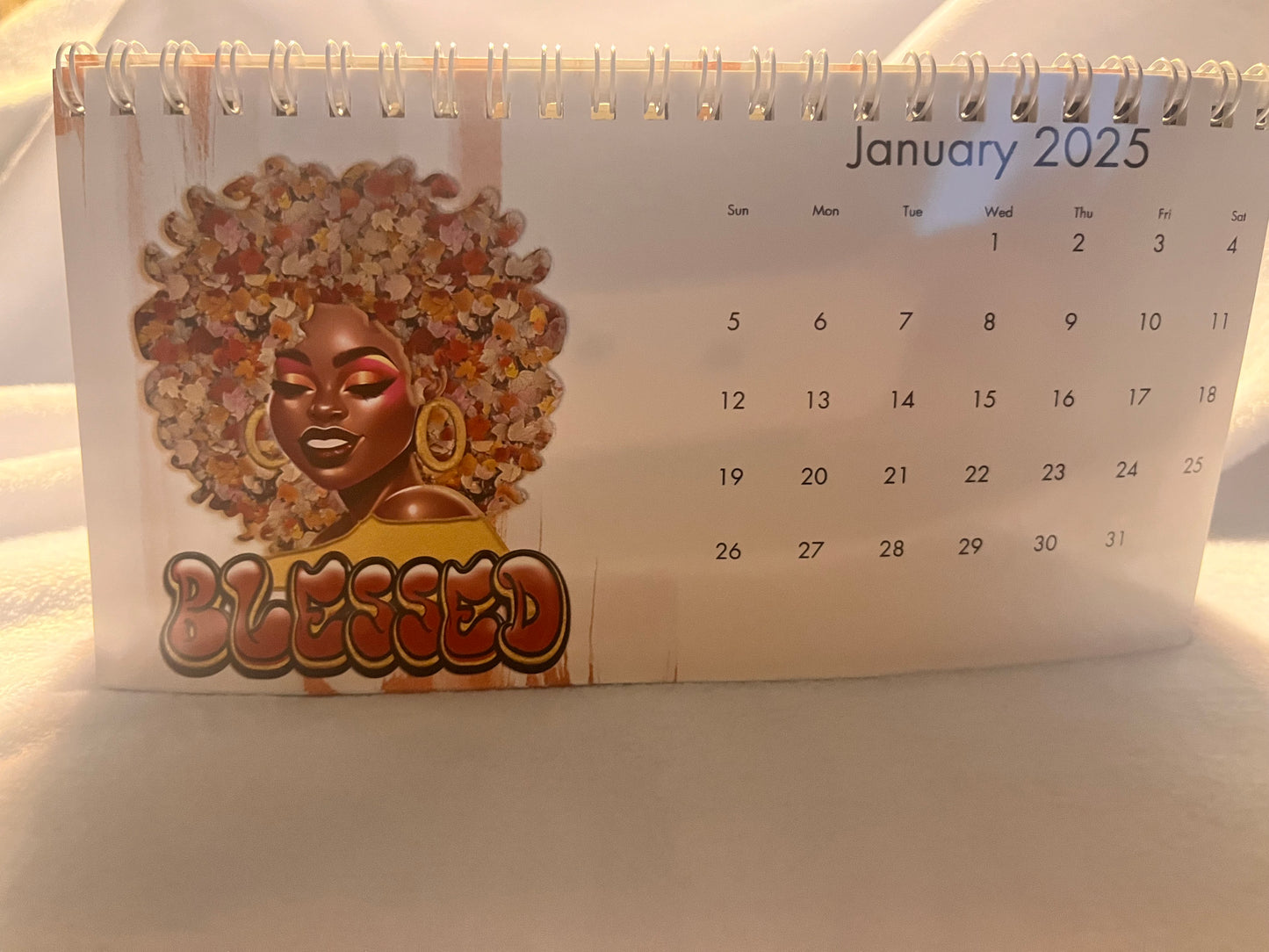 4X8 2025 DESK CALENDAR