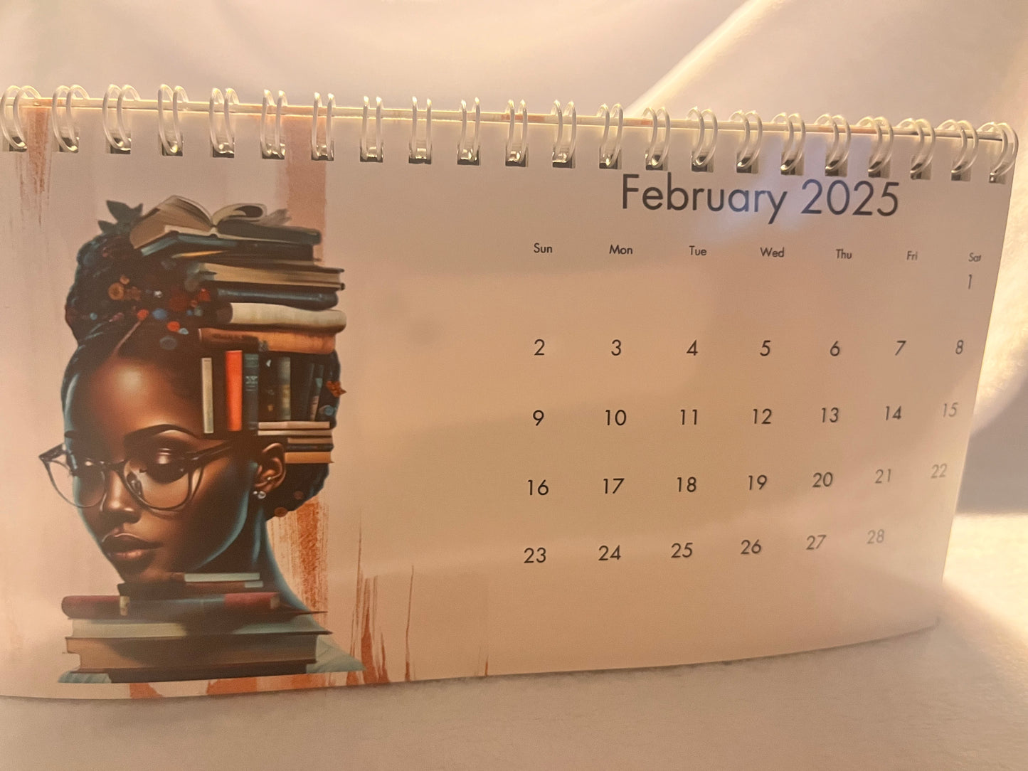 4X8 2025 DESK CALENDAR