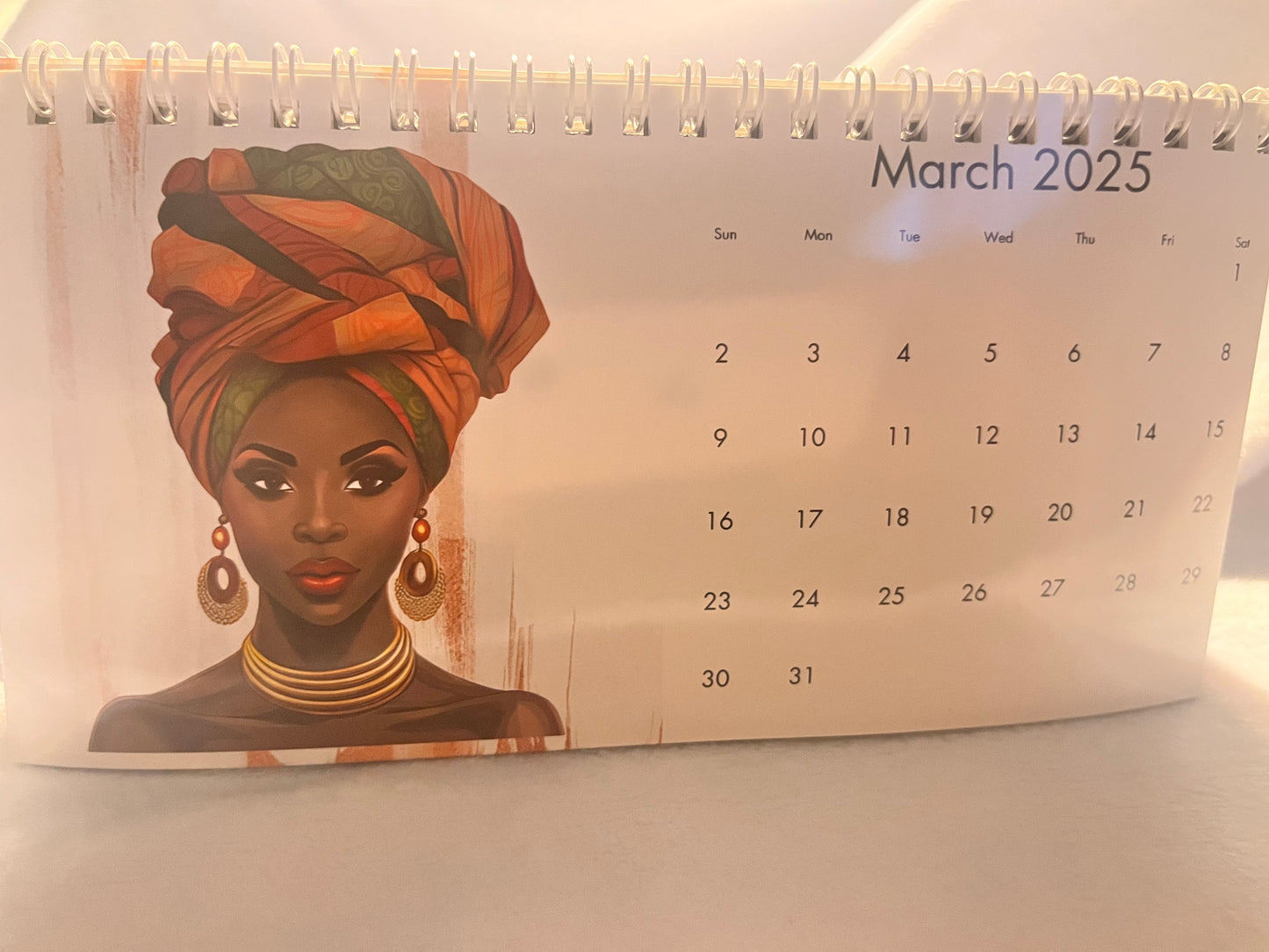 4X8 2025 DESK CALENDAR