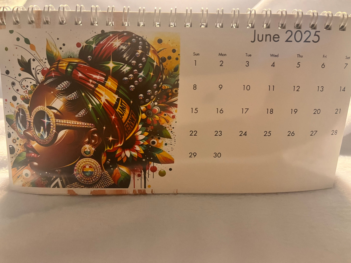 4X8 2025 DESK CALENDAR