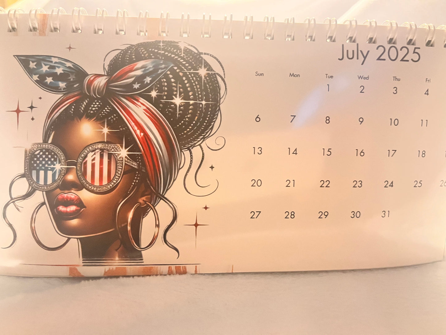 4X8 2025 DESK CALENDAR