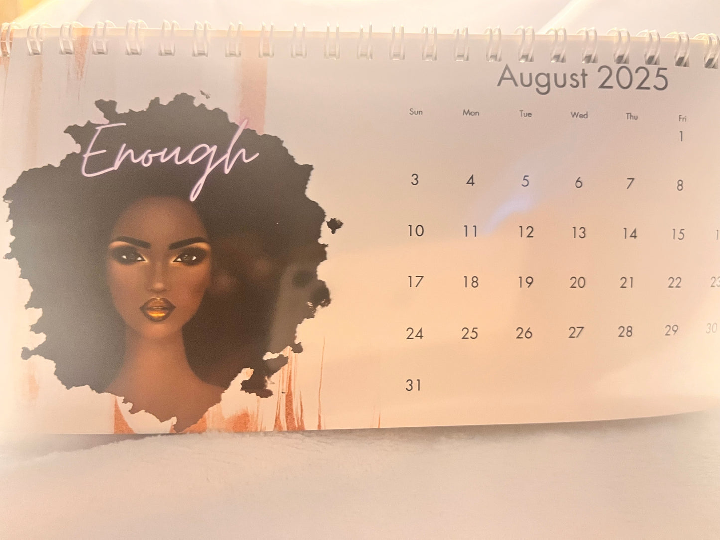 4X8 2025 DESK CALENDAR