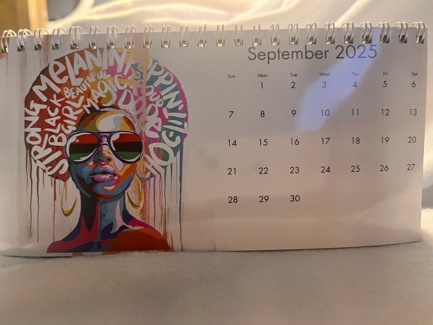 4X8 2025 DESK CALENDAR