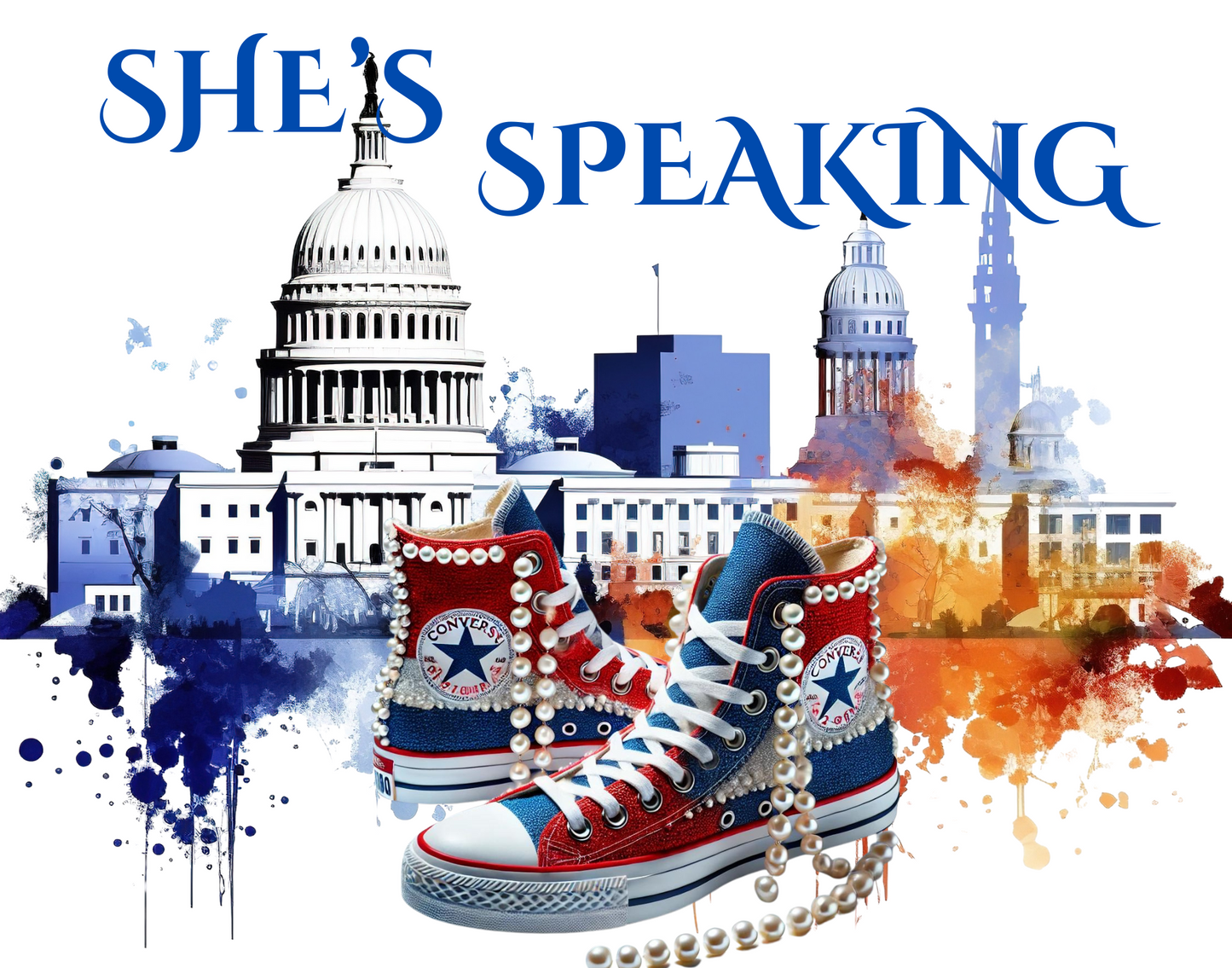 SHE'S SPEAKING SHORT SLEEVE TSHIRT