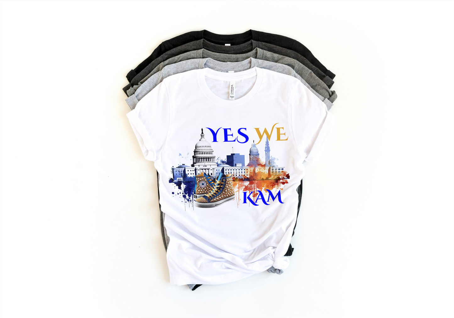 YES WE KAM! BLUE & GOLD (SIGMA GAMMA RHO INSPIRED) SHORT SLEEVE TSHIRT