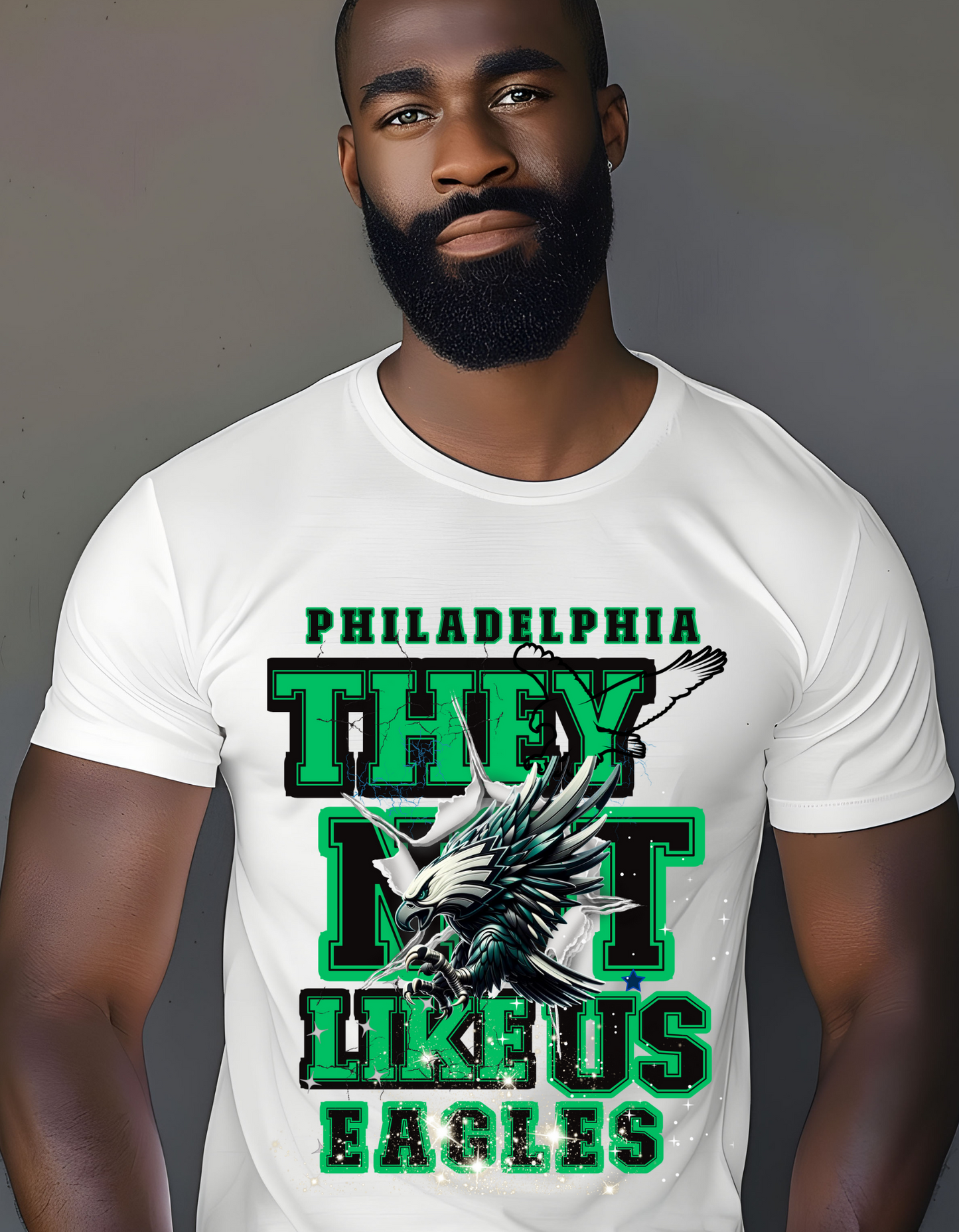 THEY NOT LIKE US EAGLES TALONS MENS TSHIRT