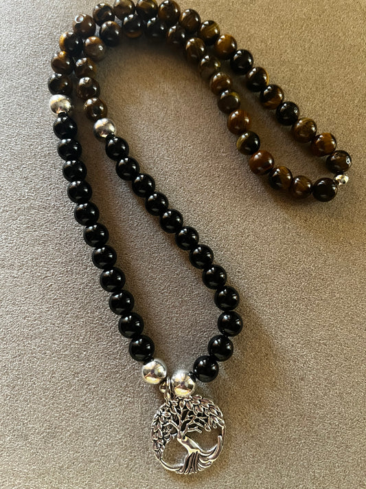 TREE OF LIFE BEADED NECKLACE