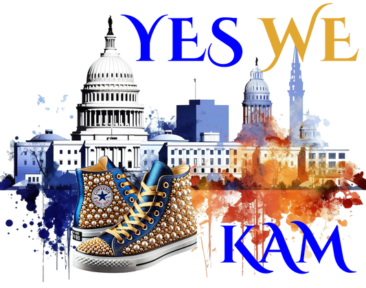 YES WE KAM! BLUE & GOLD (SIGMA GAMMA RHO INSPIRED) SHORT SLEEVE TSHIRT
