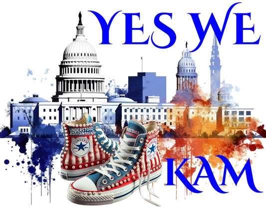 KAMALA HARRIS - TSHIRT WITH PEARLIZED CONVERSE UNDERSTOOD ASSIGNMENT