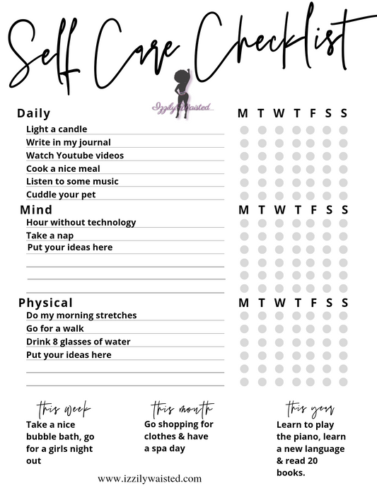 Self-Care Checklist